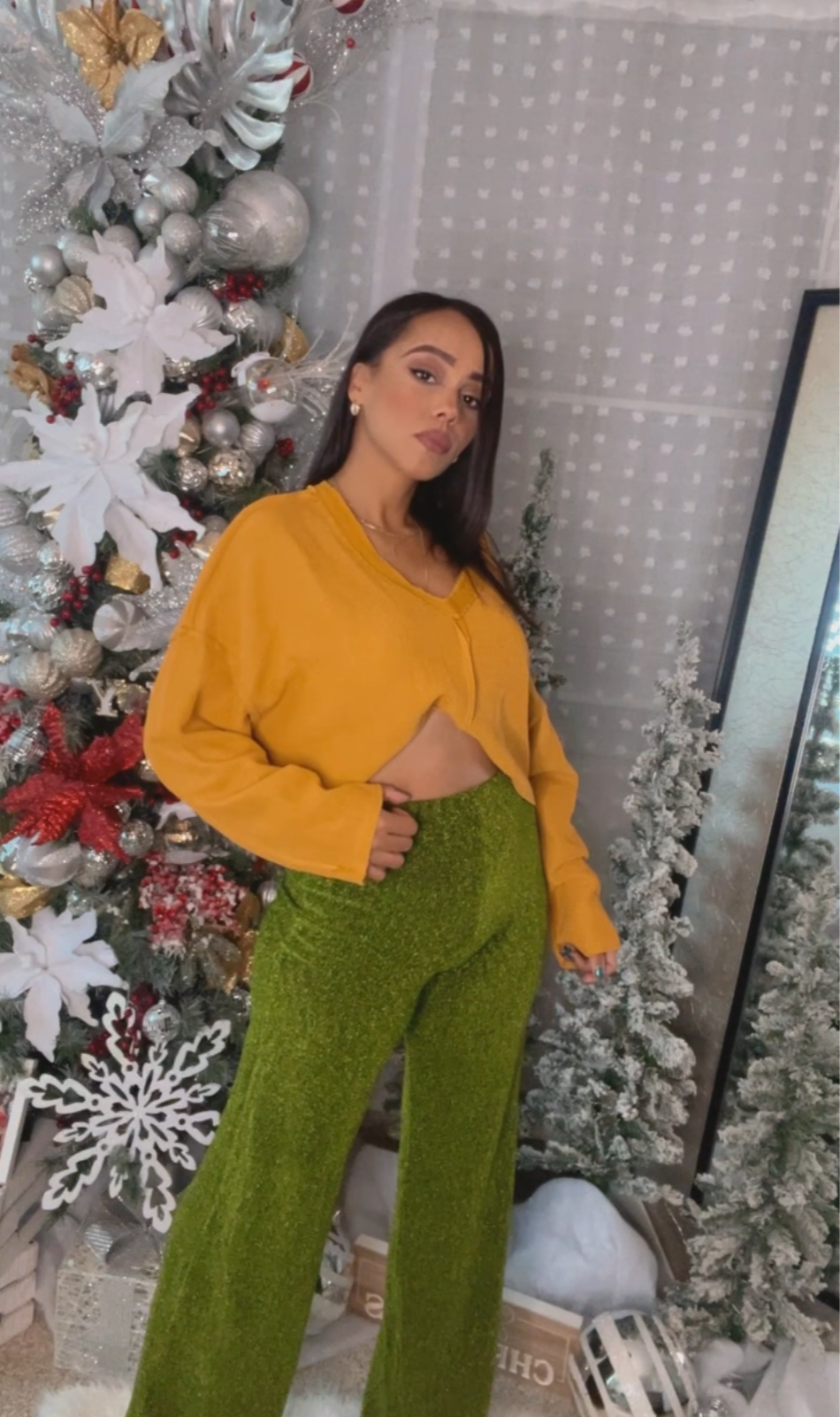 Esmerald Glitter pants
