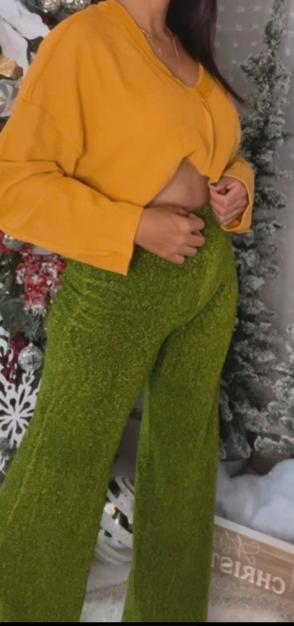 Esmerald Glitter pants
