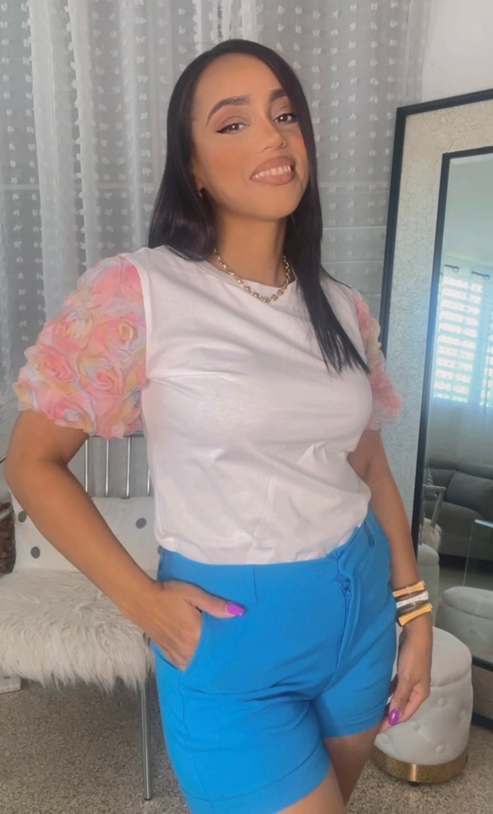 3D Flower Top