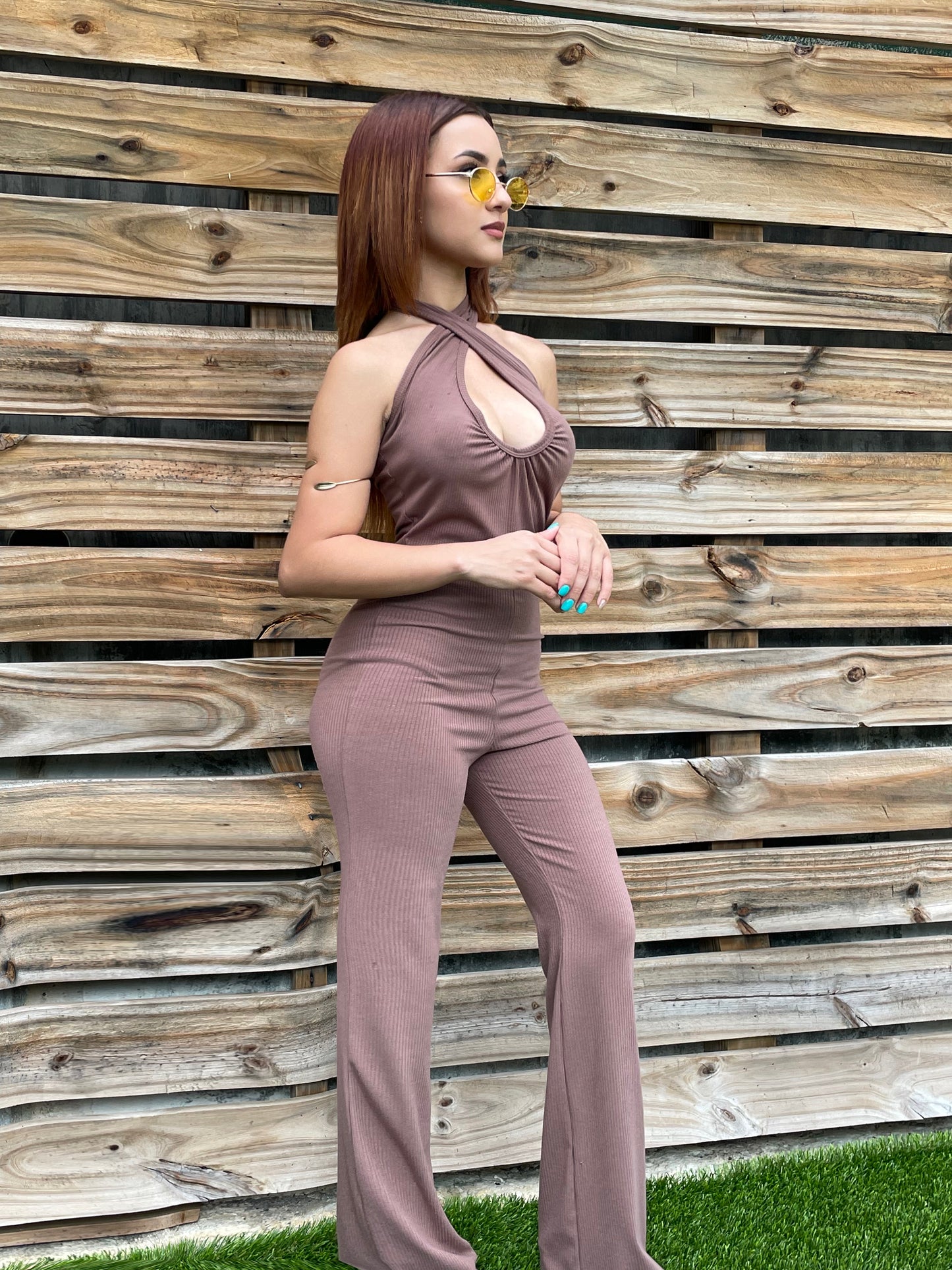 Cocoa Halter Jumpsuit
