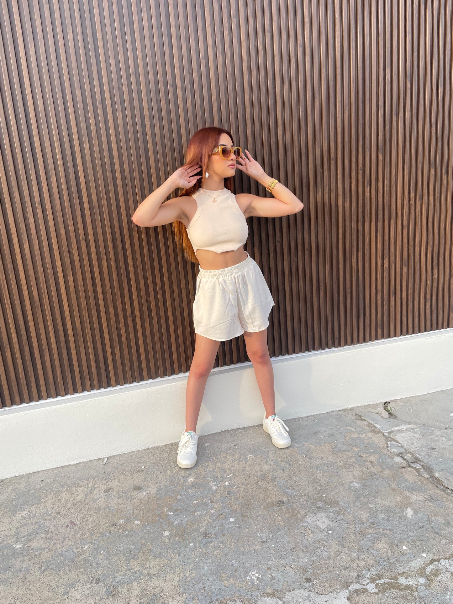 Taupe Basic Top