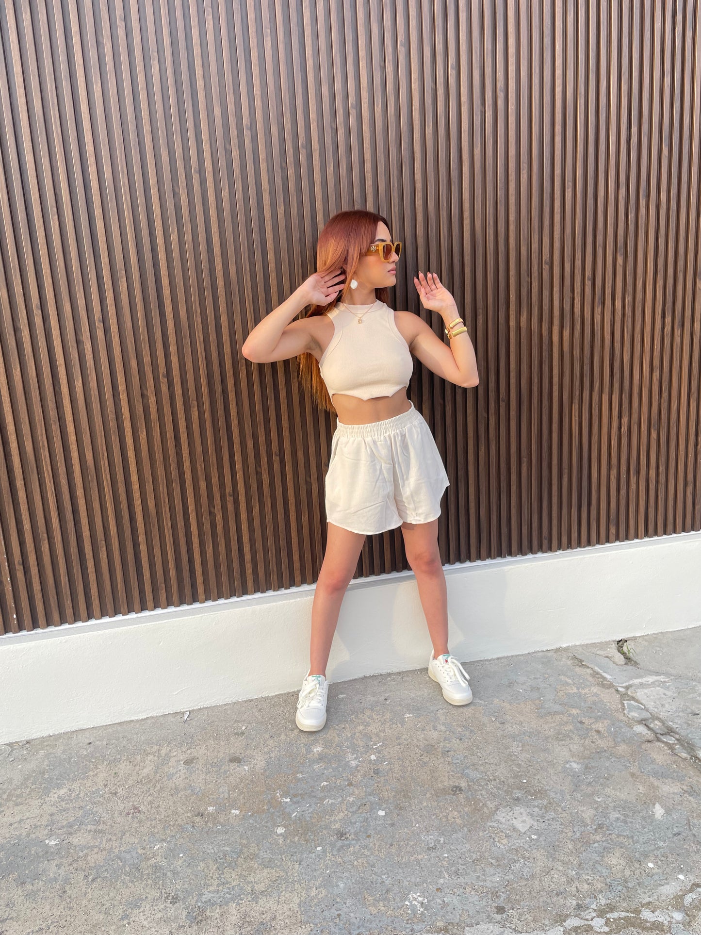 Taupe Basic Top