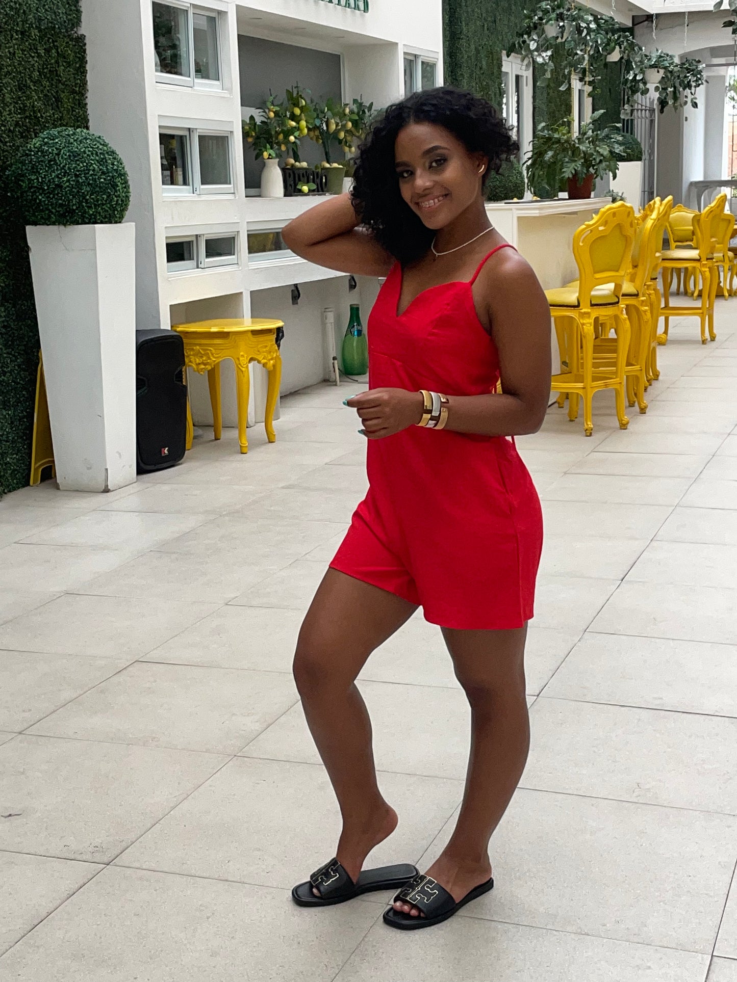 Love Red Romper